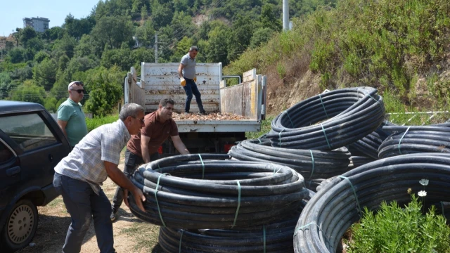 Antalya’da kırsal mahallelere 12 bin 300 metre boru desteği — Fotoğraf 2