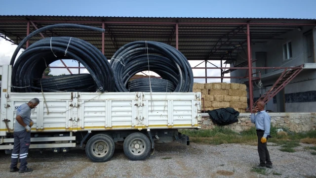 Antalya’da kırsal mahallelere 12 bin 300 metre boru desteği — Fotoğraf 4