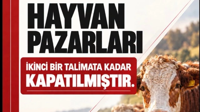 Çankırı’da Hayvan Pazarı İkinci Talimata Kadar Kapalı — Fotoğraf 1