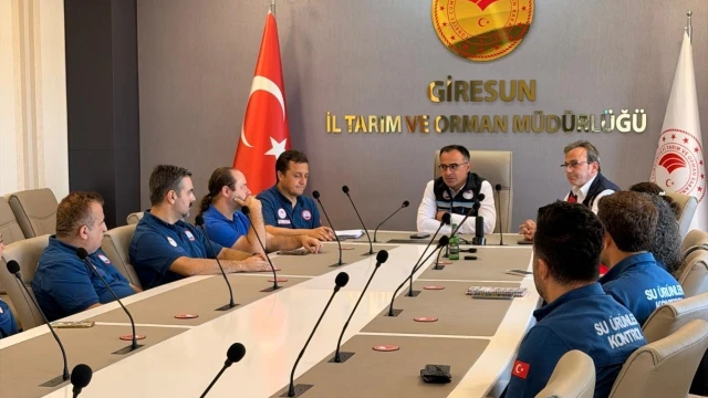 Giresun’da su ürünleri avcılığı öncesi toplantı yapıldı