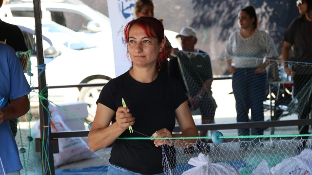 Hatay Büyükşehir Belediyesi Samandağ’da balık ağı kursu açtı — Fotoğraf 3