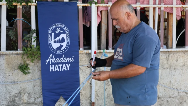 Hatay Büyükşehir Belediyesi Samandağ’da balık ağı kursu açtı — Fotoğraf 4