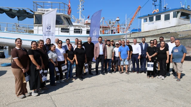 Hatay Büyükşehir Belediyesi Samandağ’da balık ağı kursu açtı — Fotoğraf 16