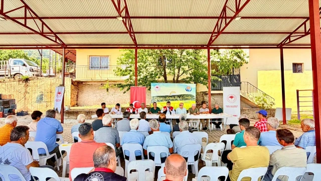 Mersin’de 38 şeftali üreticisine AMS ile mücadele desteği — Fotoğraf 1