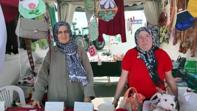 Tekirdağ’da kadın üreticiler ürünlerini etkinlikte tanıttı
