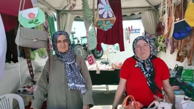 Tekirdağ’da kadın üreticiler ürünlerini etkinlikte tanıttı — Fotoğraf 1