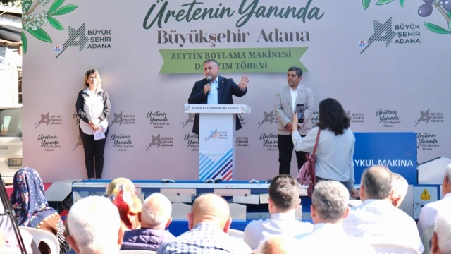 Adana’da zeytin üreticilerine boylama makinesi desteği — Fotoğraf 4