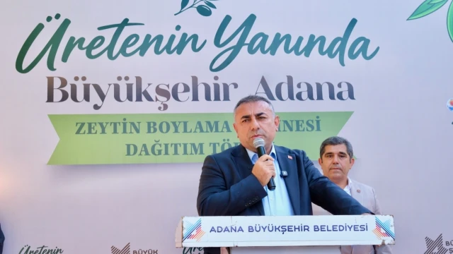 Adana’da zeytin üreticilerine boylama makinesi desteği — Fotoğraf 5