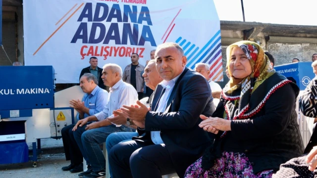 Adana’da zeytin üreticilerine boylama makinesi desteği — Fotoğraf 7