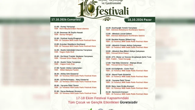 Altınözü’nde zeytin ve gastronomi festivali başlıyor — Fotoğraf 1