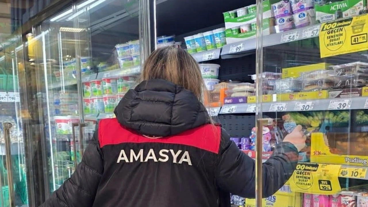 Amasya’da Gıda İşletmelerine Eş Zamanlı Denetim