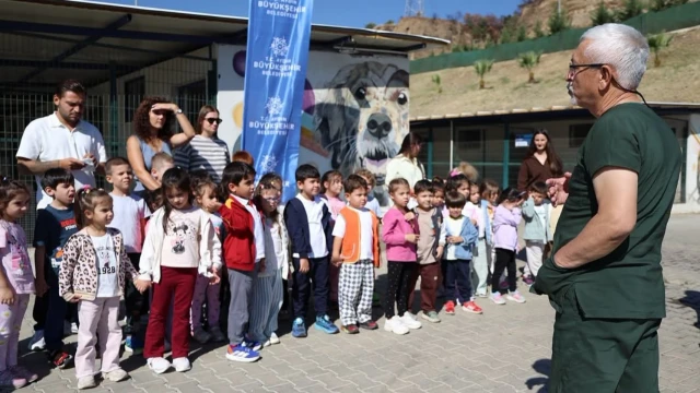 Aydın’da Öğrenciler Hayvan Bakım Merkezini Ziyaret Etti — Fotoğraf 5