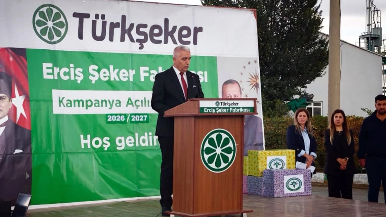Erciş Şeker Fabrikası’nda 39. Pancar Kampanyası Başladı