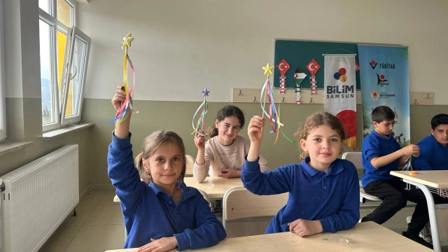 Köy okulunda öğrenciler uzay ve bilimi keşfetti — Fotoğraf 5