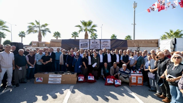 Mersin’de 347 zeytin üreticisine hasat makinesi desteği — Fotoğraf 2