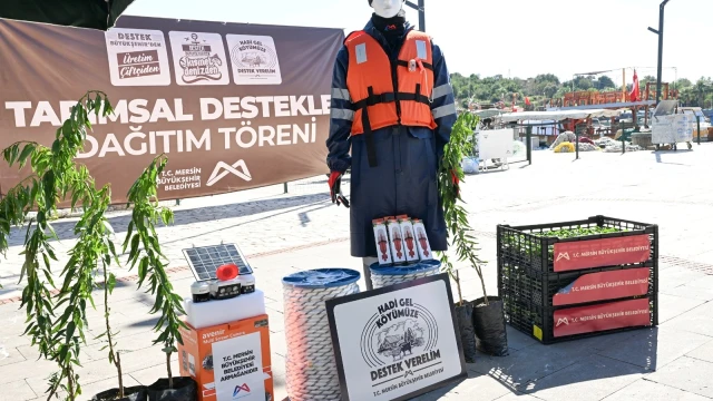 Mersin’de 347 zeytin üreticisine hasat makinesi desteği — Fotoğraf 5