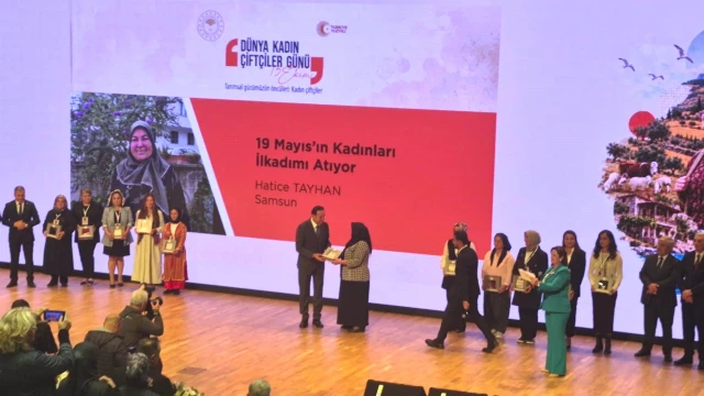 Samsun’da kadın üreticilerin projesine Bakanlık ödülü