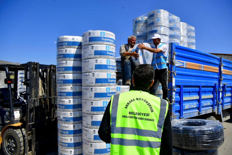 Çiftçiye Yüzde 50 Hibeli Damla Sulama Borusu Desteği!