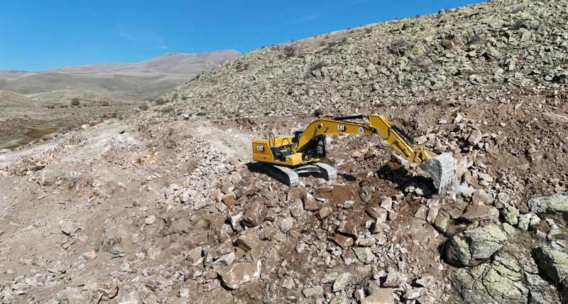 Erzurum Büyükşehir: Yeşilyayla'da sulama göleti yapılıyor