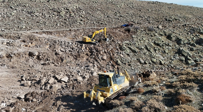 Erzurum Büyükşehir: Yeşilyayla'da sulama göleti yapılıyor