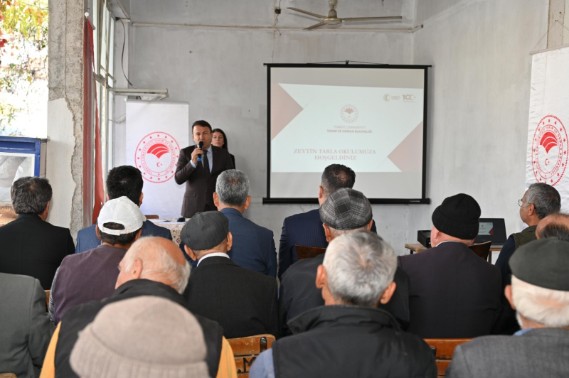 Denizli Tarım İl Müdürlüğü Zeytin Tarla Okulunu Tavas’ta Tamamladı
