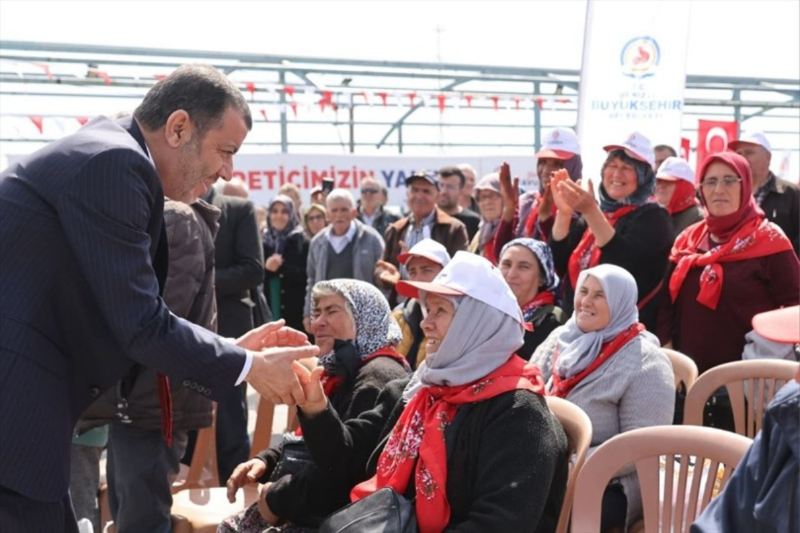 Denizli Büyükşehir 572 üreticiye koyun-koç desteği verdi