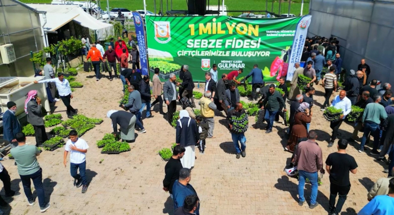 Şanlıurfa Büyükşehir 1 Milyon Fideyi Ücretsiz Dağıttı