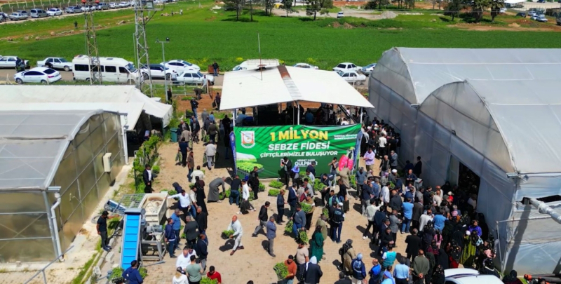 Şanlıurfa Büyükşehir 1 Milyon Fideyi Ücretsiz Dağıttı