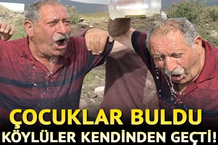 Çocuklar buldu, köylüler kendinden geçti!