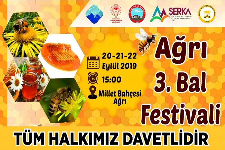 Ağrı 3. Bal Festivaline Hazırlanıyor