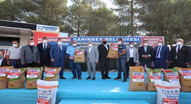 Şahinbey’ Belediyesinden çiftçilere 3 bin 430 ton sertifikalı tohum desteği