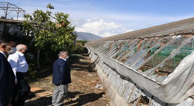 Vali Yazıcı, Fırtına Bölgesinde İncelemelerde Bulundu