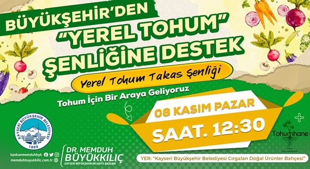 Büyükşehir'en 'Yerel Tohum Şenliği'ne Destek