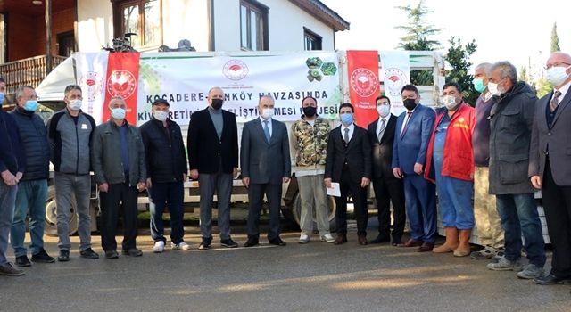 “Kocadere - Şenköy Havzasında Kivi Üretiminin Geliştirilmesi Projesi” 1. Etabı Başladı