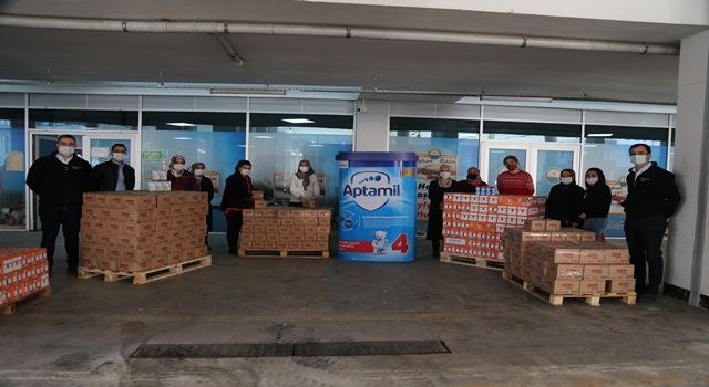 Sütler Çocuklara Ulaşmak Üzere, Paylaşım Noktası Raflarında Yerini Aldı