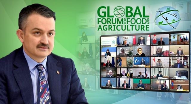 Bakan Pakdemirli, 82 Ülkenin Tarım Bakanının Yer Aldığı "13. Tarım Bakanları Konferansı"na Video Konferansla Katıldı