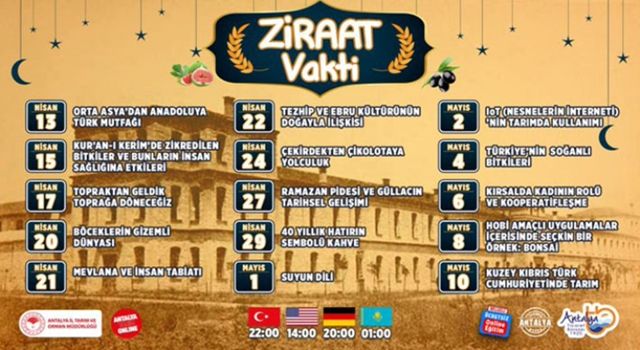 Ramazan’da Ziraat Vakti Başlıyor