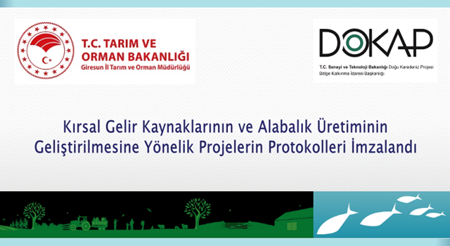 Kırsal Gelir Kaynaklarının ve Alabalık Üretiminin Geliştirilmesi Projelerinin Protokolleri İmzalandı