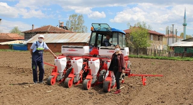 Yeniçağa Üreticisine Pnömatik Mibzer Desteği