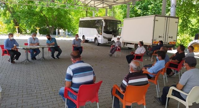 Alabalık yetiştiricilerine yönelik kuraklığa karşı bilgilendirme toplantısı yapıldı