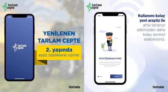 TürkTraktör’ün çiftçilere sunduğu Tarlam Cepte mobil uygulaması yenilendi