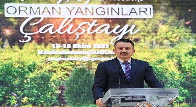 Pakdemirli: Yanan Alanları Tekrar Ağaçlandırarak, Yeşil Vatan'ın Bir Parçası Haline Getireceğiz