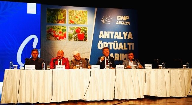 Antalya’da Örtüaltı Tarım Çalıştayı düzenlendi