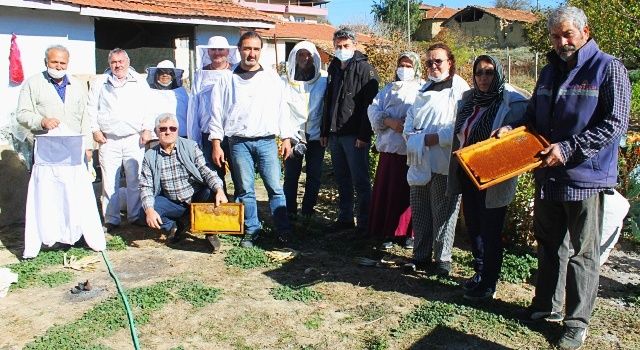 Arıcılık Kursiyerlerine Uygulamalı Eğitim