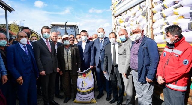 Altındağ'da çiftçilere nohut desteği