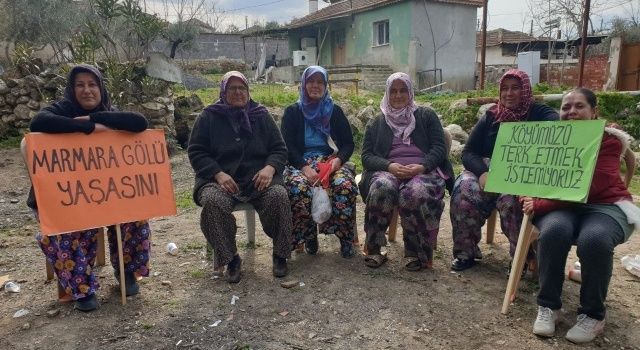 Doğaseverler Manisa Marmara Gölü’nün Çığlığını Duyurmak İçin Buluştu