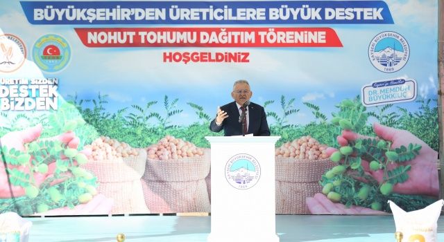 Başkan Büyükkılıç’tan Özvatanlılara “40 Ton Nohut Tohumu” Müjdesi