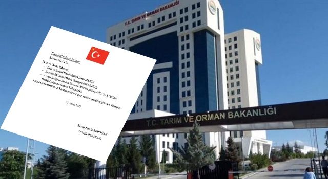 Tarım Bakanlığında Üst Düzey Yöneticiler Görevlerinden Alındı