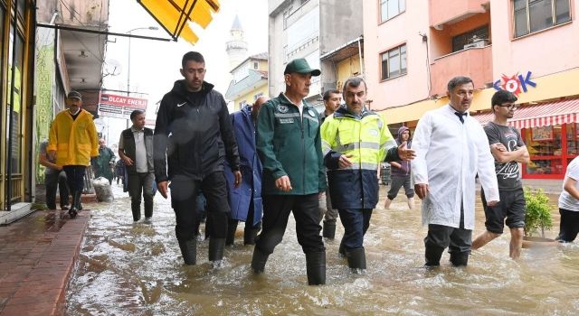 Bakan Kirişci Sel Bölgesinde