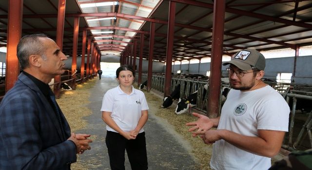 İl müdürü Murat örnek tarım işletmesini ziyaret etti